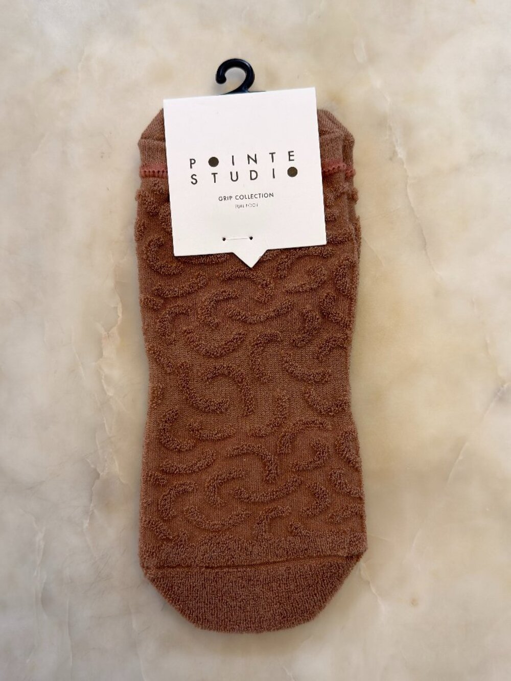 Pointe Studio Pilates Grip Sock M/L - Nougat (Brown)